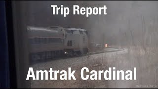 TRIP REPORT  Amtrak Cardinal Chicago to Washington [upl. by Guerin]