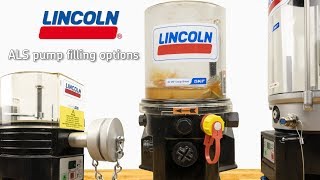 Lincoln Industrial ALS pump filling options [upl. by Cramer]