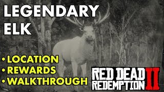 Red Dead Redemption 2  Legendary Elk Location Rewards Walkthrough [upl. by Shulamith]