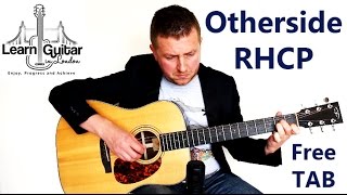 Otherside  Fingerstyle Guitar Tutorial  Red Hot Chili Peppers  Part 1 [upl. by Kruter]