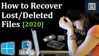 How To Recover Permanently Deleted Files in Windows 10  2020 [upl. by Ennayhc676]