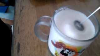 Aerolatte Review Frothing Cold Milk In Under 1 Minute [upl. by Dinsdale527]