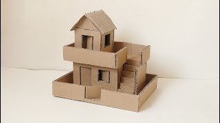 como hacer una casa de carton PLANTILLAS GRATIS [upl. by Sufur]