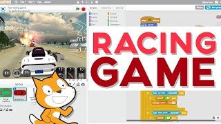 Scratch Tutorial How to create an awesome Racing Game [upl. by Volnak]