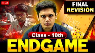 Class 10th Endgame  Final Science Revision🔥 Prashant Kirad [upl. by Elvina771]