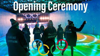 Opening Ceremony Beijing 2022 Olympics  Team GB  Vlog 23 [upl. by Eugen]