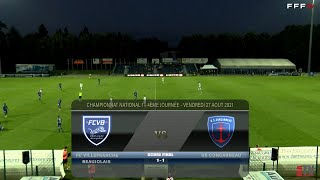 Foot  FCVB vs US CONCARNEAU 27082021 [upl. by Minda]