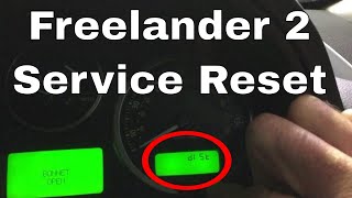 How to reset the Land Rover Freelander 2 service inspection indicator light with push button start [upl. by Alohs]