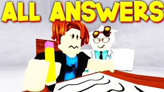 IQ TEST ALL ANSWERS ROBLOX [upl. by Anos384]