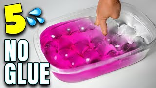 Testing NO GLUE WATER SLIME recipes from JSH WATER SLIME 💦 [upl. by Arral]