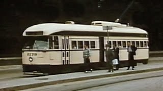 Streetcars in Mexico City in the 1950s [upl. by Oj]