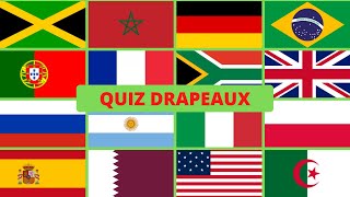 QUIZ DRAPEAUX SIMPLE  IMPOSSIBLE 40 DRAPEAUX [upl. by Akfir]